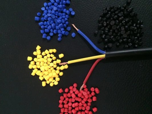 70 Degrees Soft PVC Compounds Flexible Sheated For Single And Multi Core Cables
