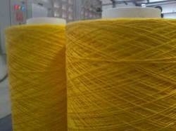 2 Ply Colored Yellow Ripcord Twist Polyester Yarn Used For UTP CAT6 Network Cable