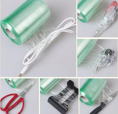 Electric Wire and Cables Protective Plastic Film , Rolled Clear PVC Wrapping Film