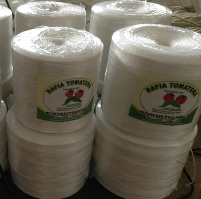 UV Treated PP Raffia Polypropylene Tomato Twine Blue Green White 0.83g/M