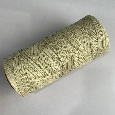 Polypropylene Fibrillated Twisted Thread For Sausage Loop Twine 460Tex 2ply Beige