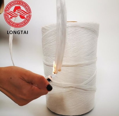 2.10 mm Beyaz FR Elyaflı PP dolgu 1.6gm/metre Tray Kablo için yaklaşık 14400 denier
